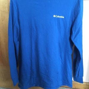 Colombia Men’s Blue Long Sleeve Shirt (M)